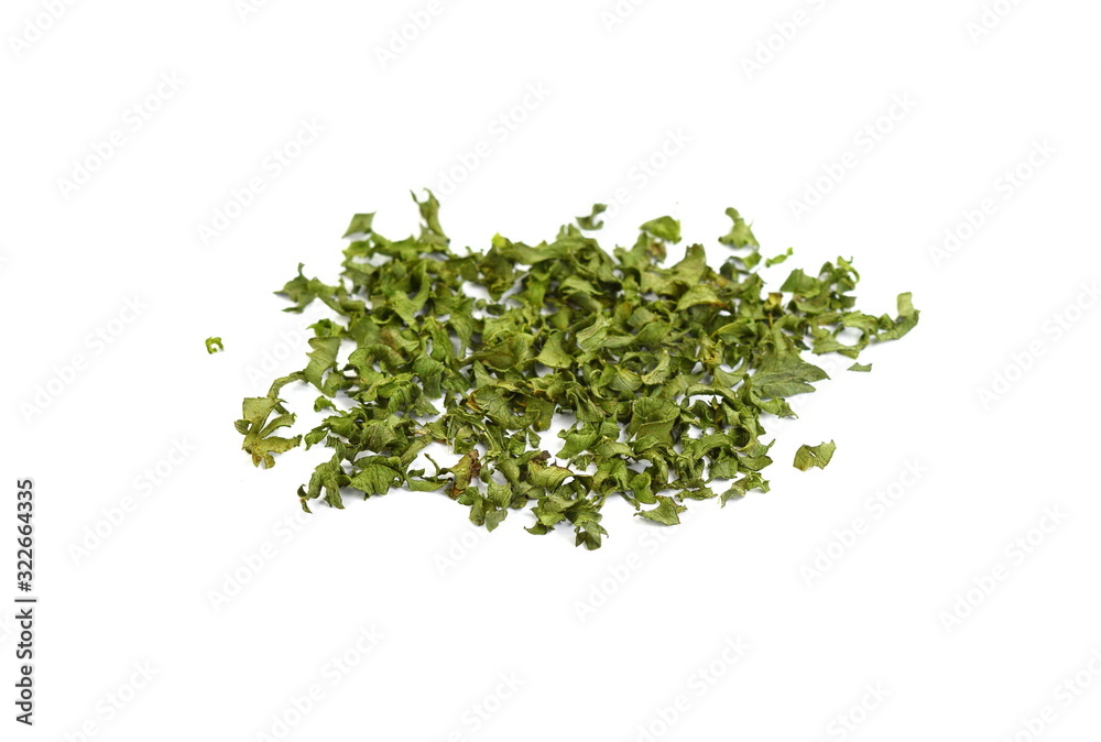 Spice dried celery pile isolated on white background. Green spice. Spice dried celery pile isolated on white background. Green spice.