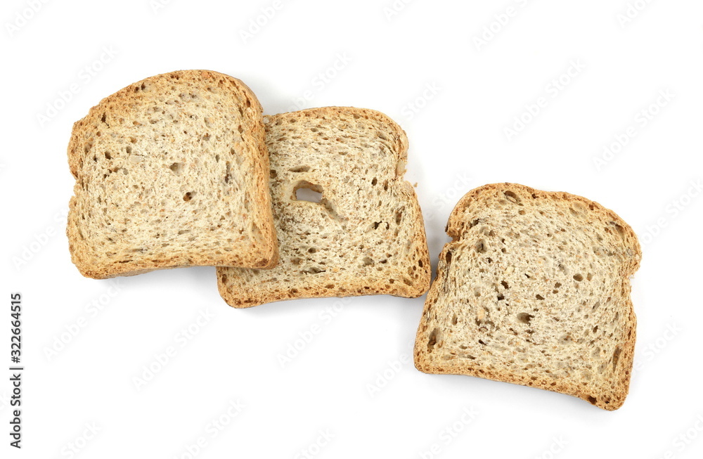 Bake rolls. Mini bread chips isolated on white background. Bake rolls. Mini bread chips isolated on white background.