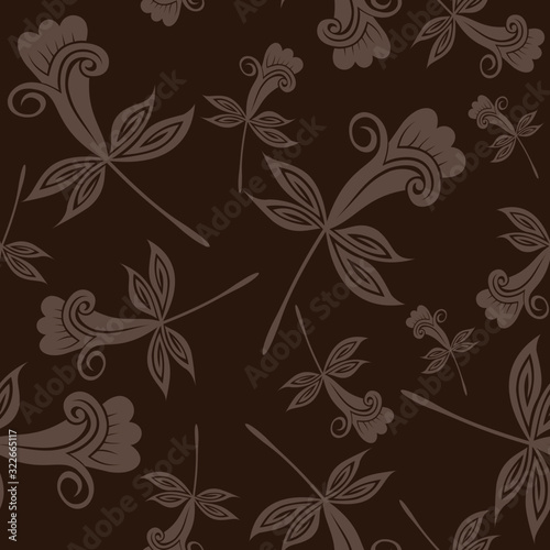 illustration bellflower for wallpaper,texture and background.vector illustration