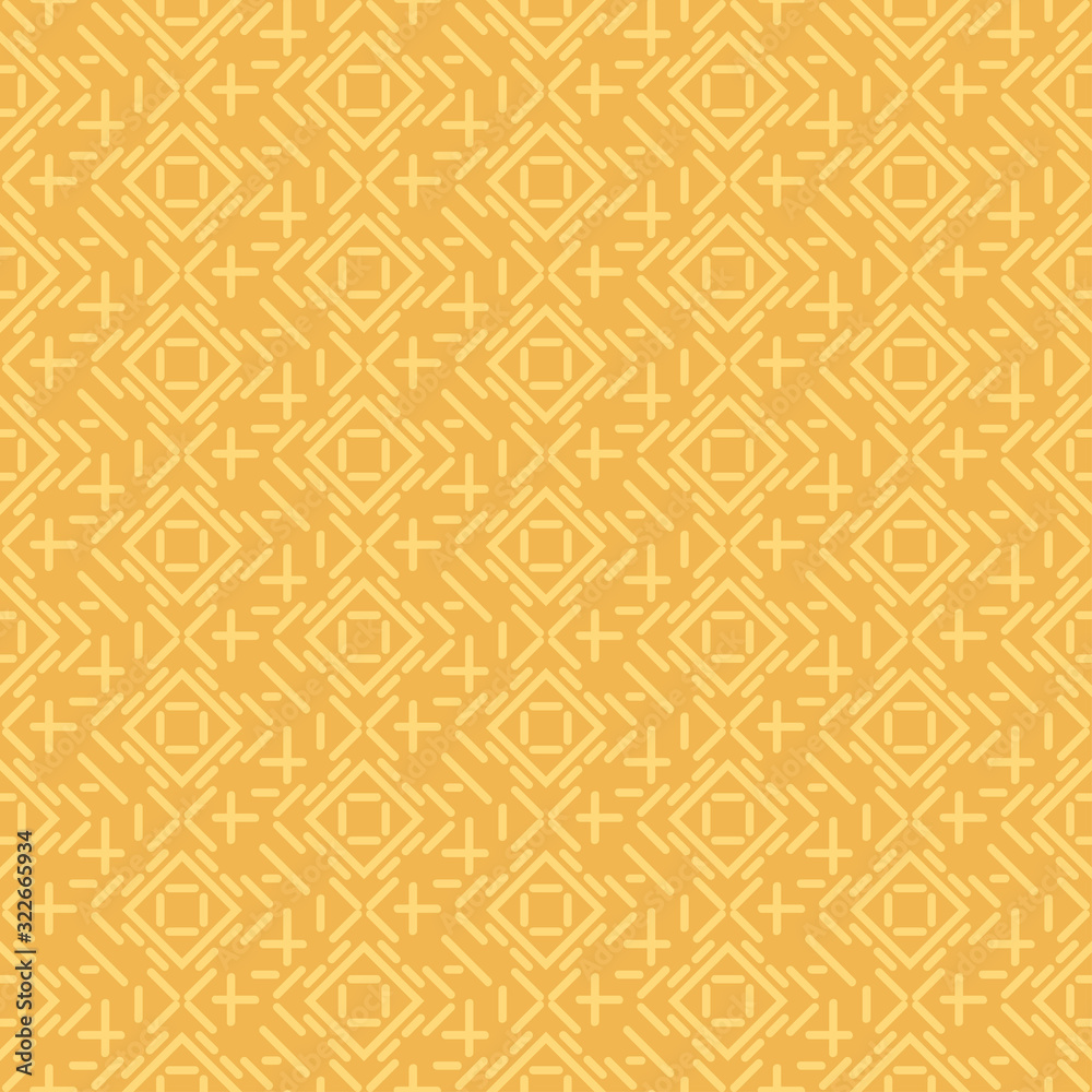 Seamless pattern. Yellow geometric background in modern style Seamless pattern. Yellow geometric background in modern style