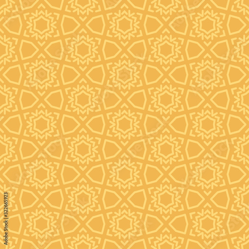 Seamless pattern. Yellow wallpaper background in modern style