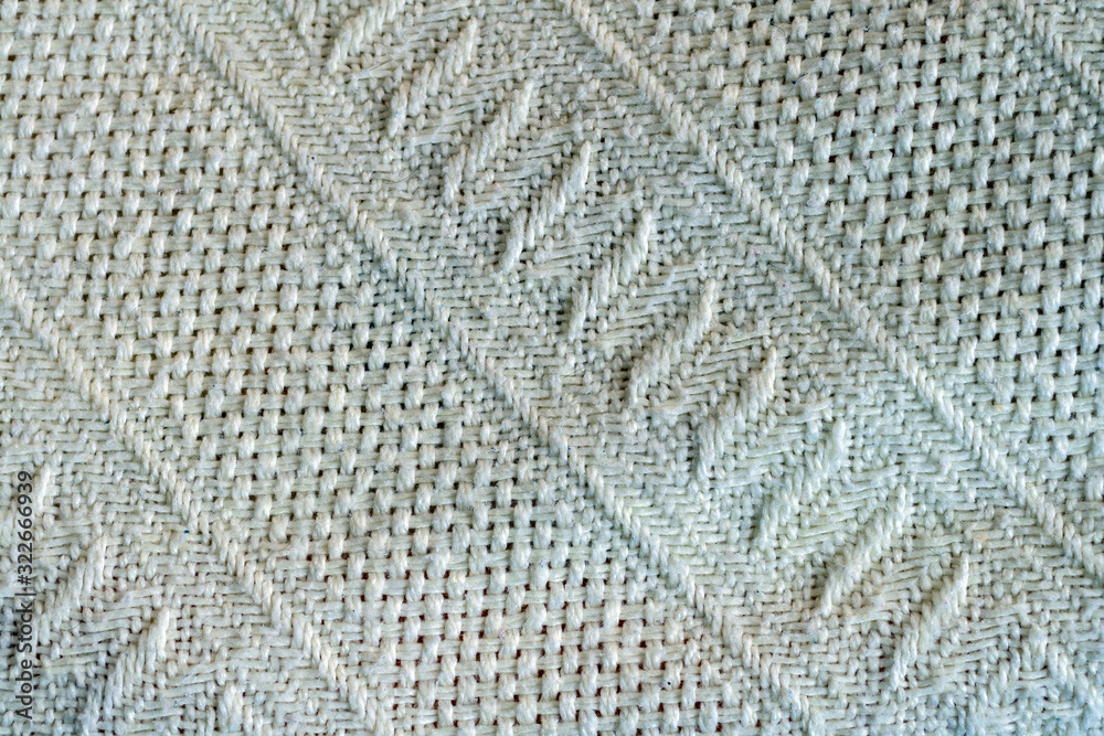 Close up shot of a rug