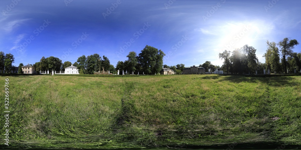 Green landscape HDRI Panorama
