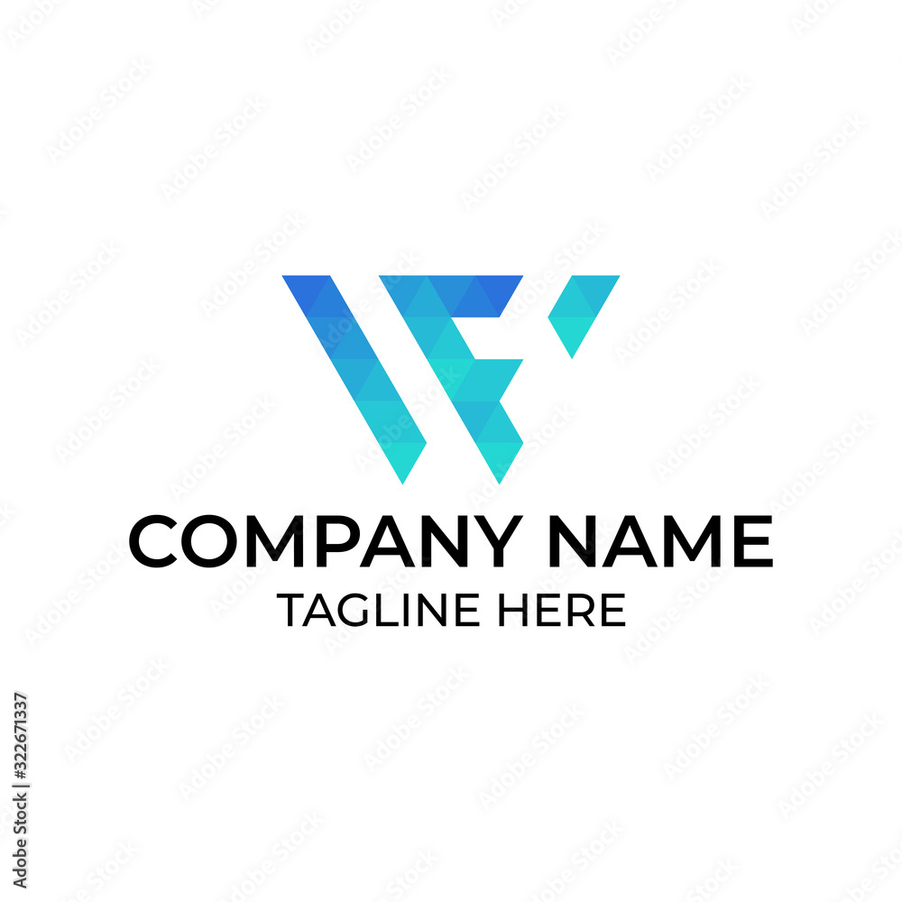 Modern and simple logo design for letter W Modern and simple logo design for letter W