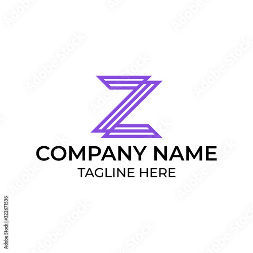 Free Download Modern and simple logo design for letter Z - GFXLoad