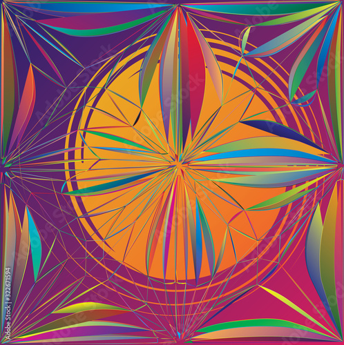 Abstract floral background