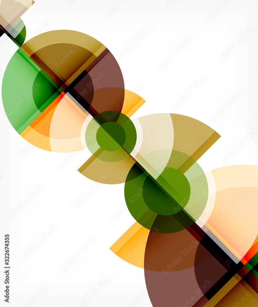 Abstract background, circle and triangle design round shapes overlapping. Geometric trendy template. Vector Illustration For Wallpaper, Banner, Background, Card, Book Illustration, landing page Abstract background, circle and triangle design round shapes overlapping. Geometric trendy template. Vector Illustration For Wallpaper, Banner, Background, Card, Book Illustration, landing page