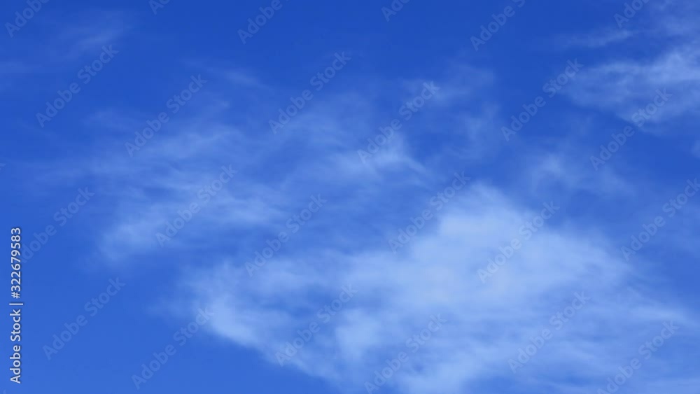 冬の青空 雲の動き 冬の青空 雲の動き