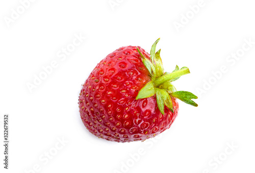 Strawberry isolated on a white background.