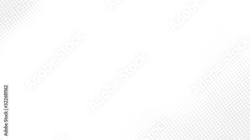 Dot white gray wave light technology texture background. Abstract big data digital concept. 3d rendering.