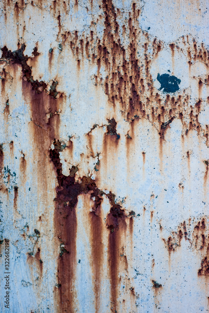 Rusty exterior wall texture