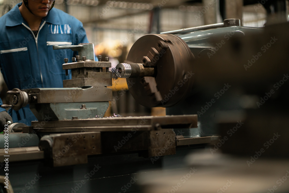 Professional asian worker team, quality control, stand maintenance, talk in the Warehouse factory. Team Engineer Factory operator Operating meetings Professional asian worker team, quality control, stand maintenance, talk in the Warehouse factory. Team Engineer Factory operator Operating meetings