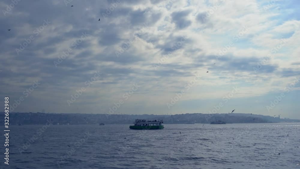 The ship is on the winter sea The ship is on the winter sea