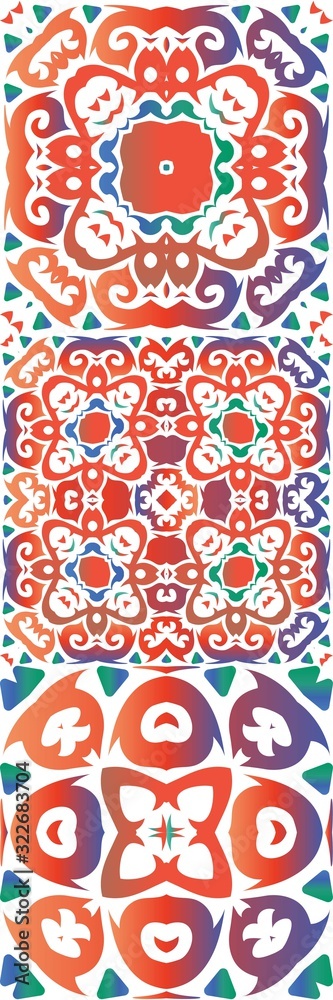 Fototapeta premium Mexican vintage talavera tiles.