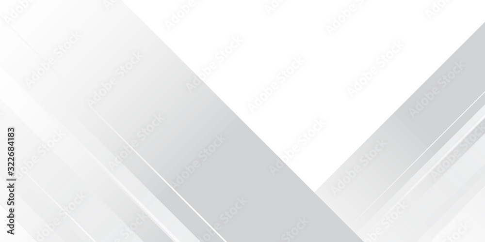 Modern white background with silver light shiny box square rectangle effect vector illustration