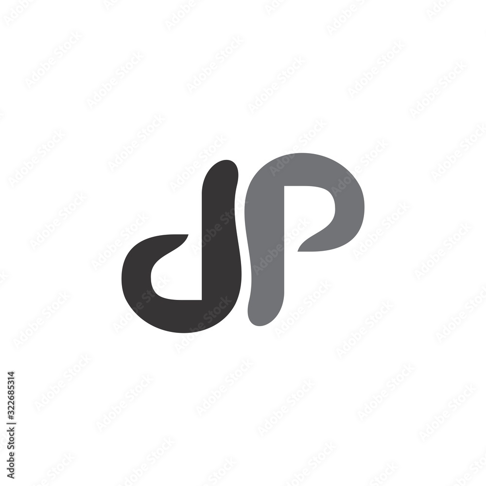 dp letter logo design vector dp letter logo design vector