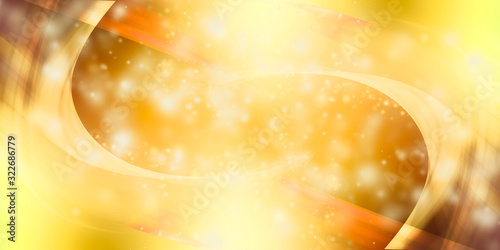 Fotografie Light yellow halftone pattern with white line motion backdrop wallpaper