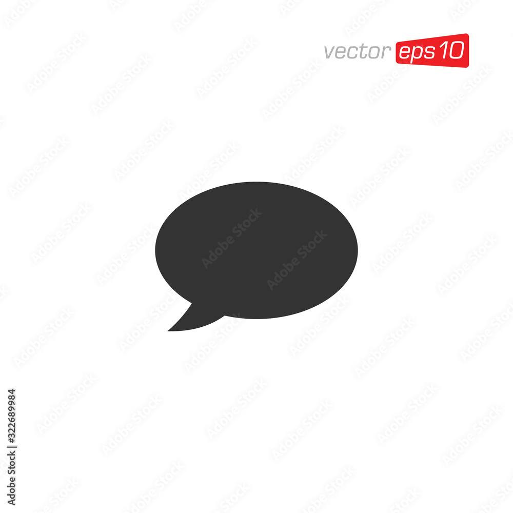 Speech Bubble Talk Icon Design Vector Speech Bubble Talk Icon Design Vector