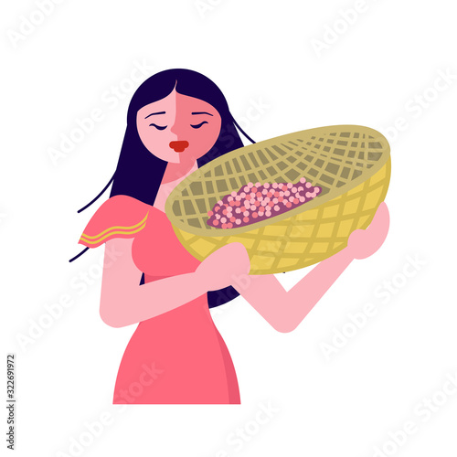 Female coffee farmer