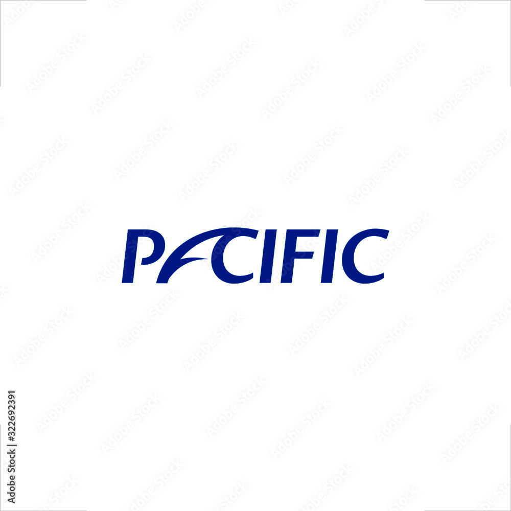  Pacific logo type wave in the middle