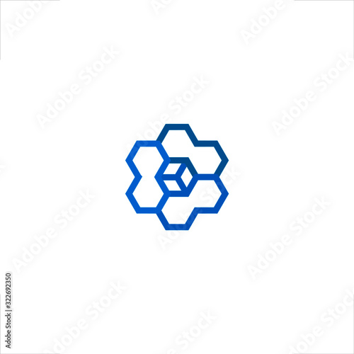 cube logo hive design