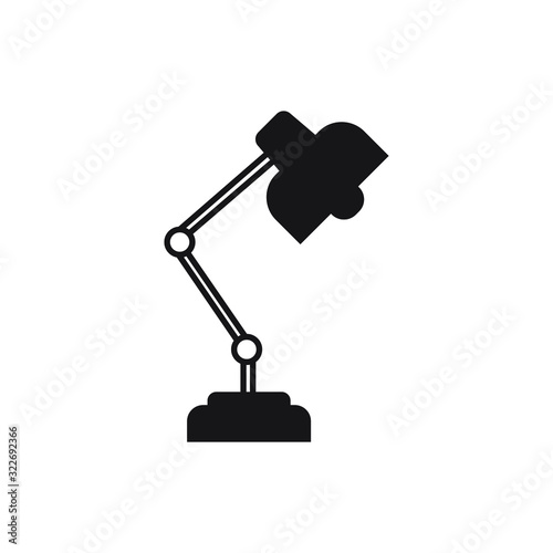 Study lamp icon design. vector illustration