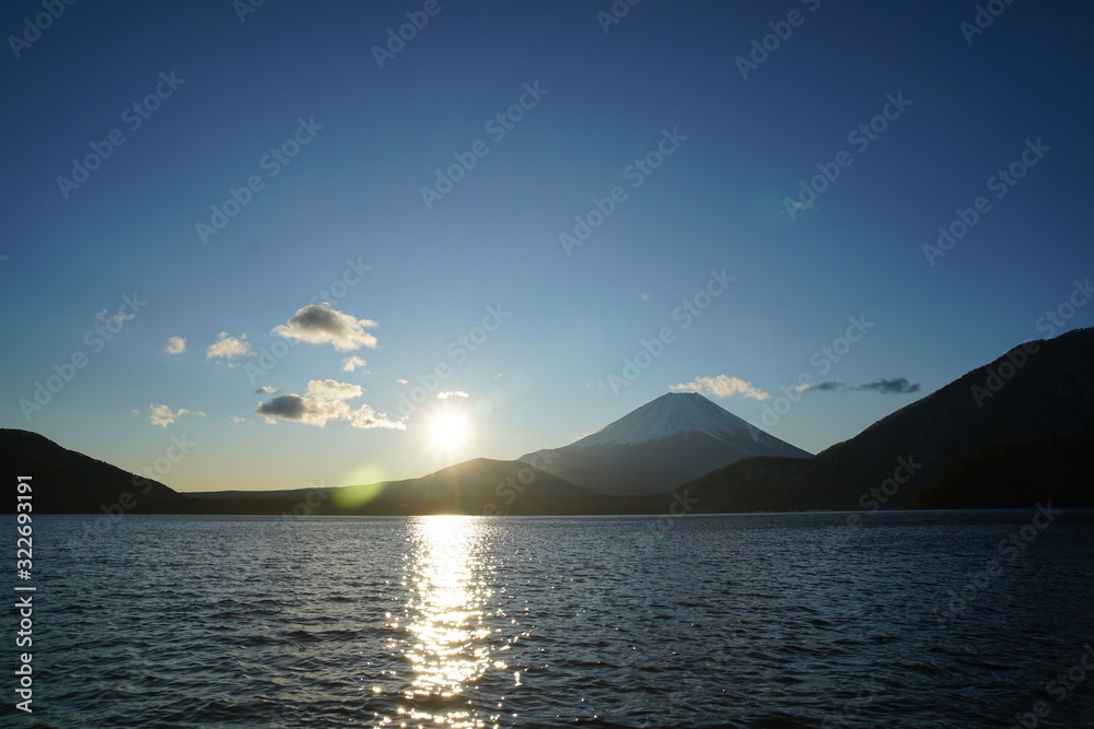 Mt. Fuji and Lake Motosu