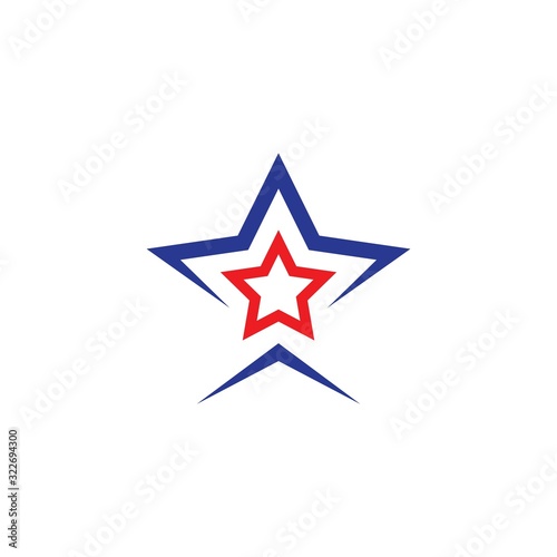 star logo icon vector illustration