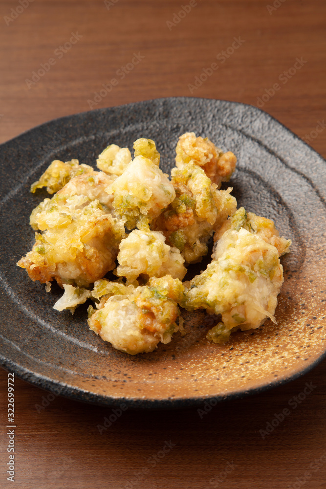 ホタテの磯辺揚げ ホタテの磯辺揚げ