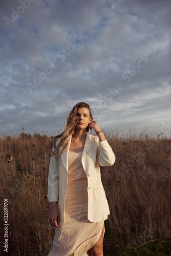 Blonde Girl in Field