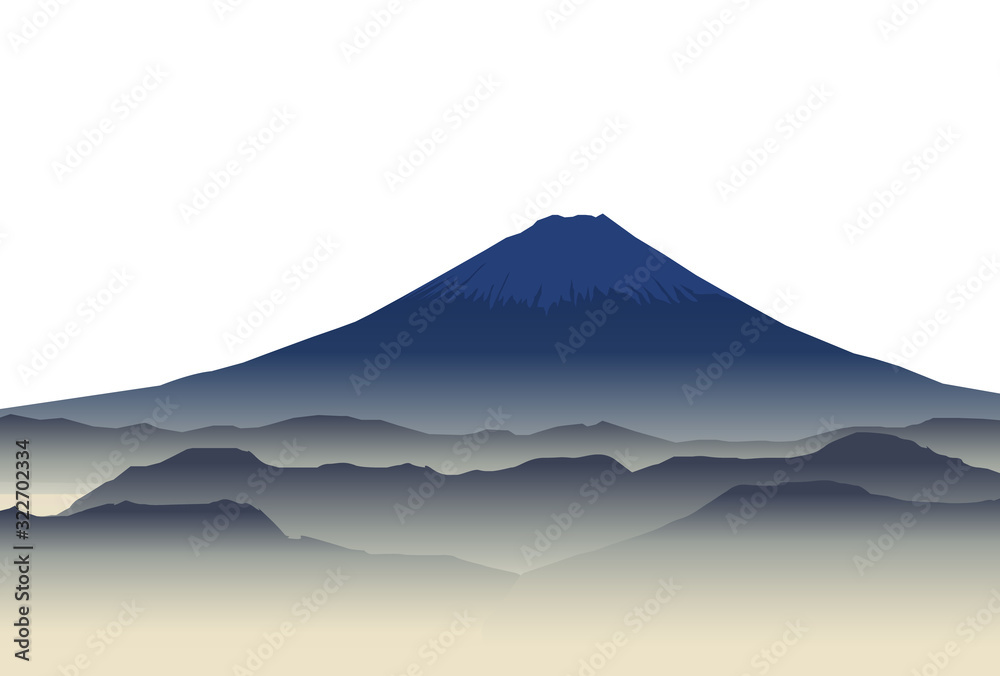 富士山　日本　山　背景