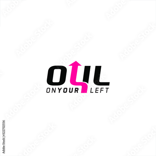 OYL logo on your left design