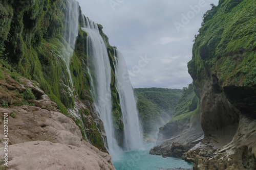 River And Blue Tamul Waterfall  Expectation vs. Reality