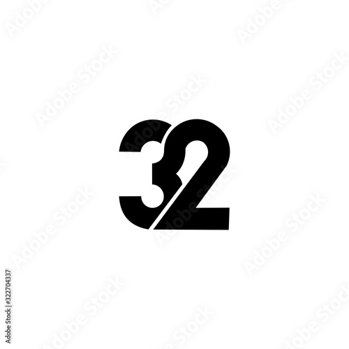 32 Number Logo Design Combinations