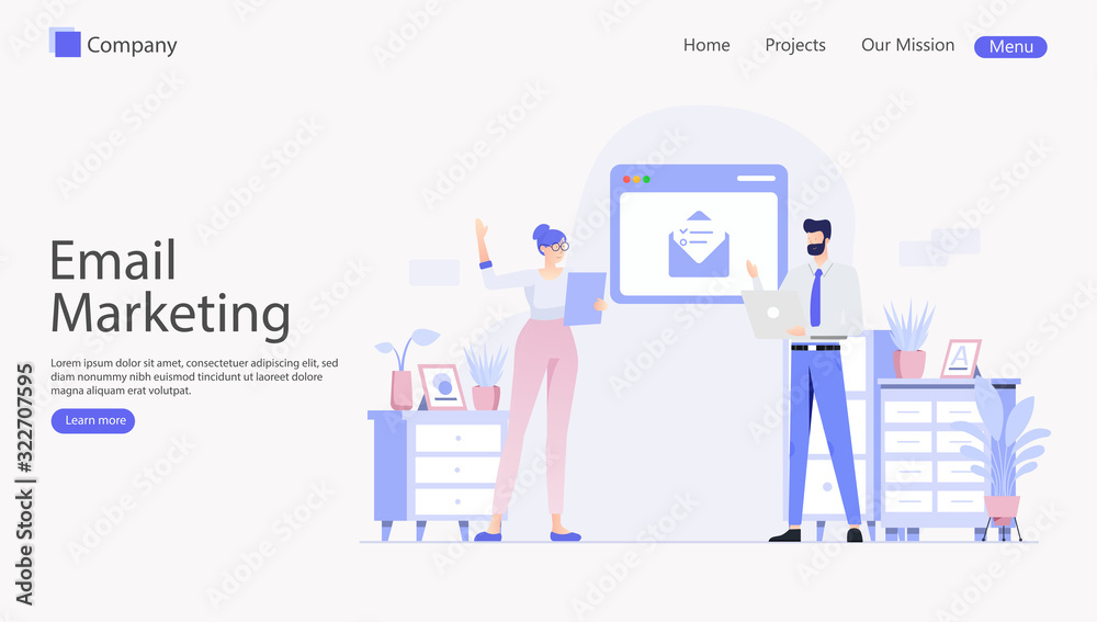 Email Marketing Vector Illustration Concept , Suitable for web landing page, ui, mobile app, editorial design, flyer, banner, and other related occasion Email Marketing Vector Illustration Concept , Suitable for web landing page, ui, mobile app, editorial design, flyer, banner, and other related occasion