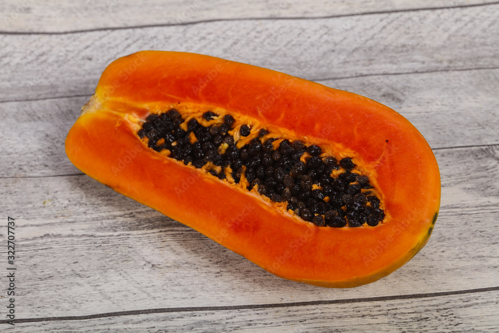 Tasty delicous ripe fruit Papaya Tasty delicous ripe fruit Papaya