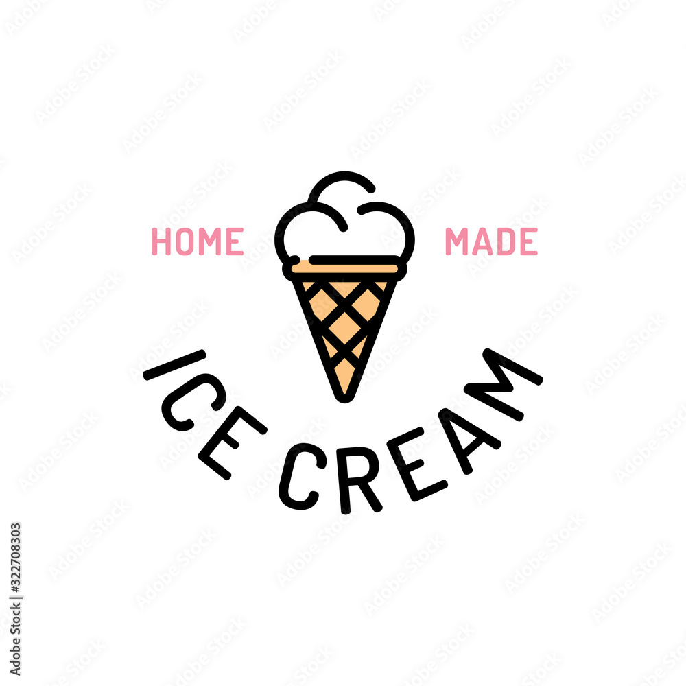 Ice Cream Logo Design Template Ice Cream Logo Design Template
