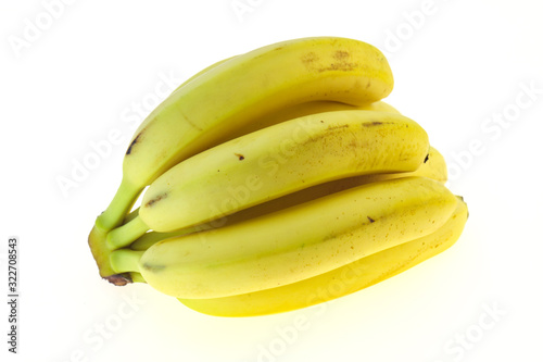 Banana heap isolated on white