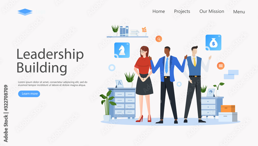 Leadership Unity Vector Illustration Concept , Suitable for web landing page, ui, mobile app, editorial design, flyer, banner, and other related occasion Leadership Unity Vector Illustration Concept , Suitable for web landing page, ui, mobile app, editorial design, flyer, banner, and other related occasion