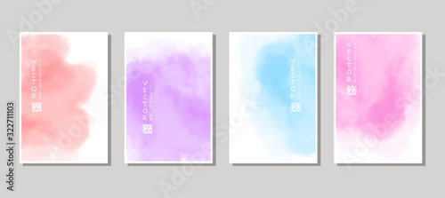 Vector banner shapes collection isolated on white