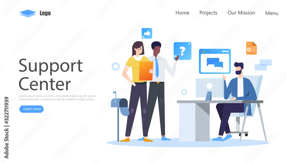 Frequently Asked Questions Vector Illustration Concept , Suitable for web landing page, ui, mobile app, editorial design, flyer, banner, and other related occasion