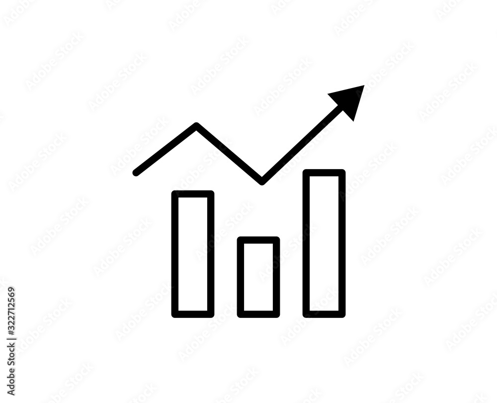 Growth line icon Growth line icon