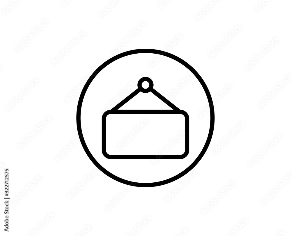 Obraz premium Marketing line icon