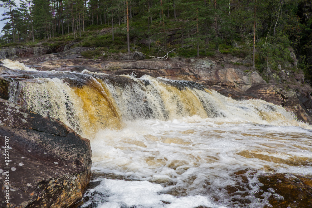 Fototapeta premium Waterfall, Norway