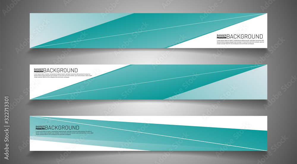 Fototapeta premium Vector material design banner background. Abstract creative concept graphic layout template.