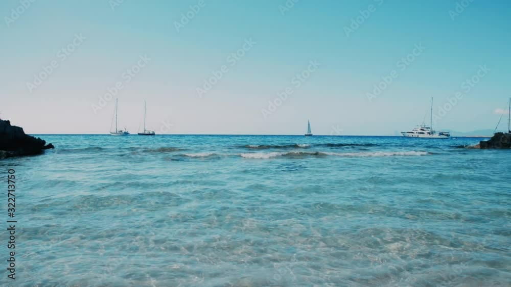 Balearic Island Formentera Secret Small Beach Balearic Island Formentera Secret Small Beach