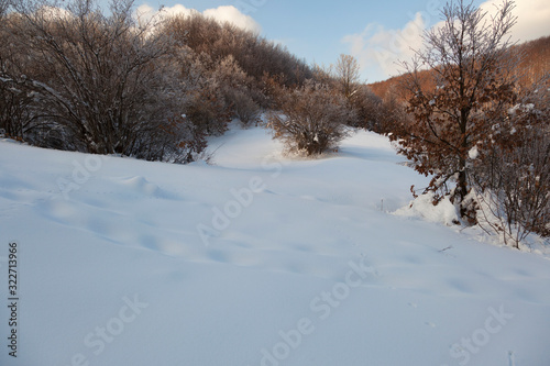 Winter at the mountains of Samoborsko gorje, Croatia © Goran