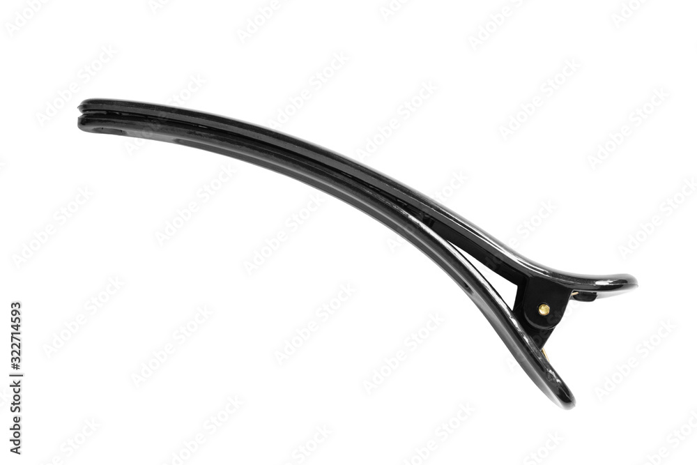 Obraz premium Black barrette isolated