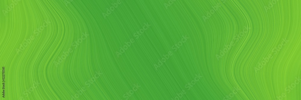 surreal header with moderate green, yellow green and dark green colors. fluid curved flowing waves and curves