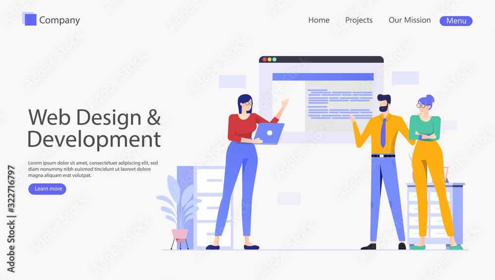 Website and Mobile Website Development Vector Illustration Concept , Suitable for web landing page, ui, mobile app, editorial design, flyer, banner, and other related occasion Website and Mobile Website Development Vector Illustration Concept , Suitable for web landing page, ui, mobile app, editorial design, flyer, banner, and other related occasion